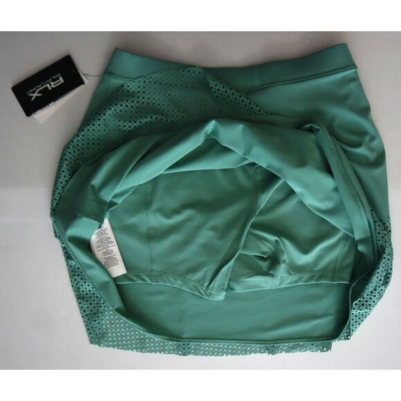 RLX Ralph Lauren Women's Sz XS Green Eyelet Tennis Pickleball Golf Skort - Picture 13 of 13